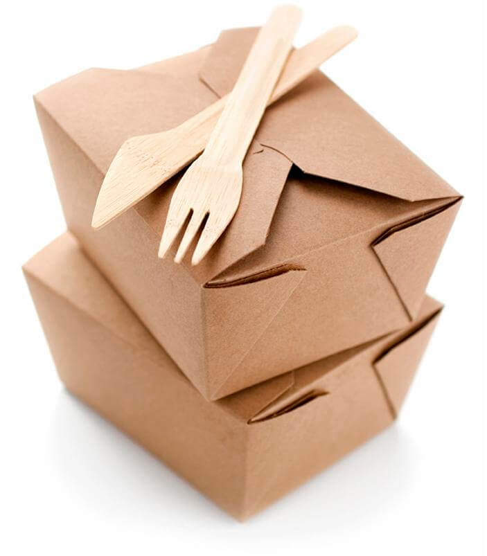BIOK1 – Paper Food Box(AMB) Kraft No.1(240)