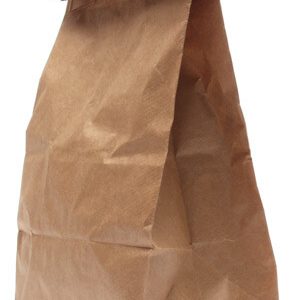 PBB01- Small Block Bottom BROWN Bags (250)-0