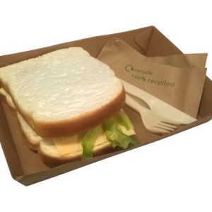 TRAY-LARGE-KRAFT- Cardboard Tray 22x15x5cms (250)-0