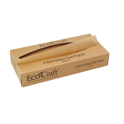 GP-ECO1 Small Brown Compostable Deli Sheet 300x275mm(500)