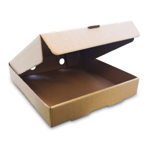 Brown Cardboard Foldable Pizza Box