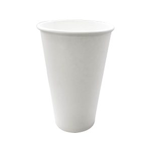 Tall White Coffee Hot Drink Cup