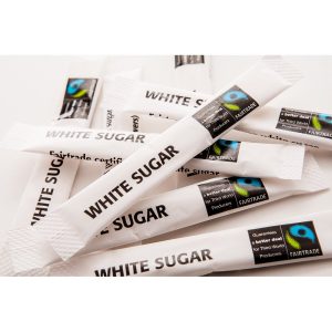 White sugar Packets