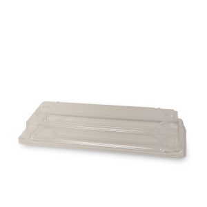 Wide Takeaway Pulp Tray Plastic Lid