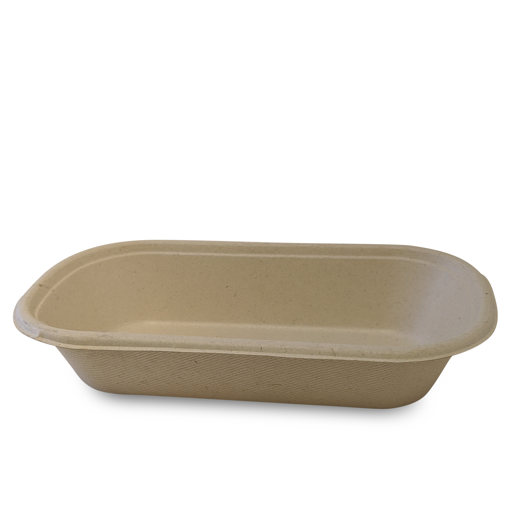 Pulp 100% Compostable Oval Tray 650ml