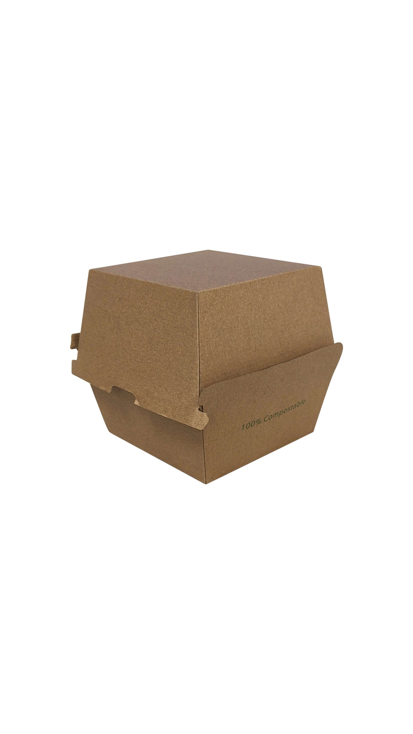 BURGER-BOX-BRNTALL- Tall Burger Box 10x10x12cms