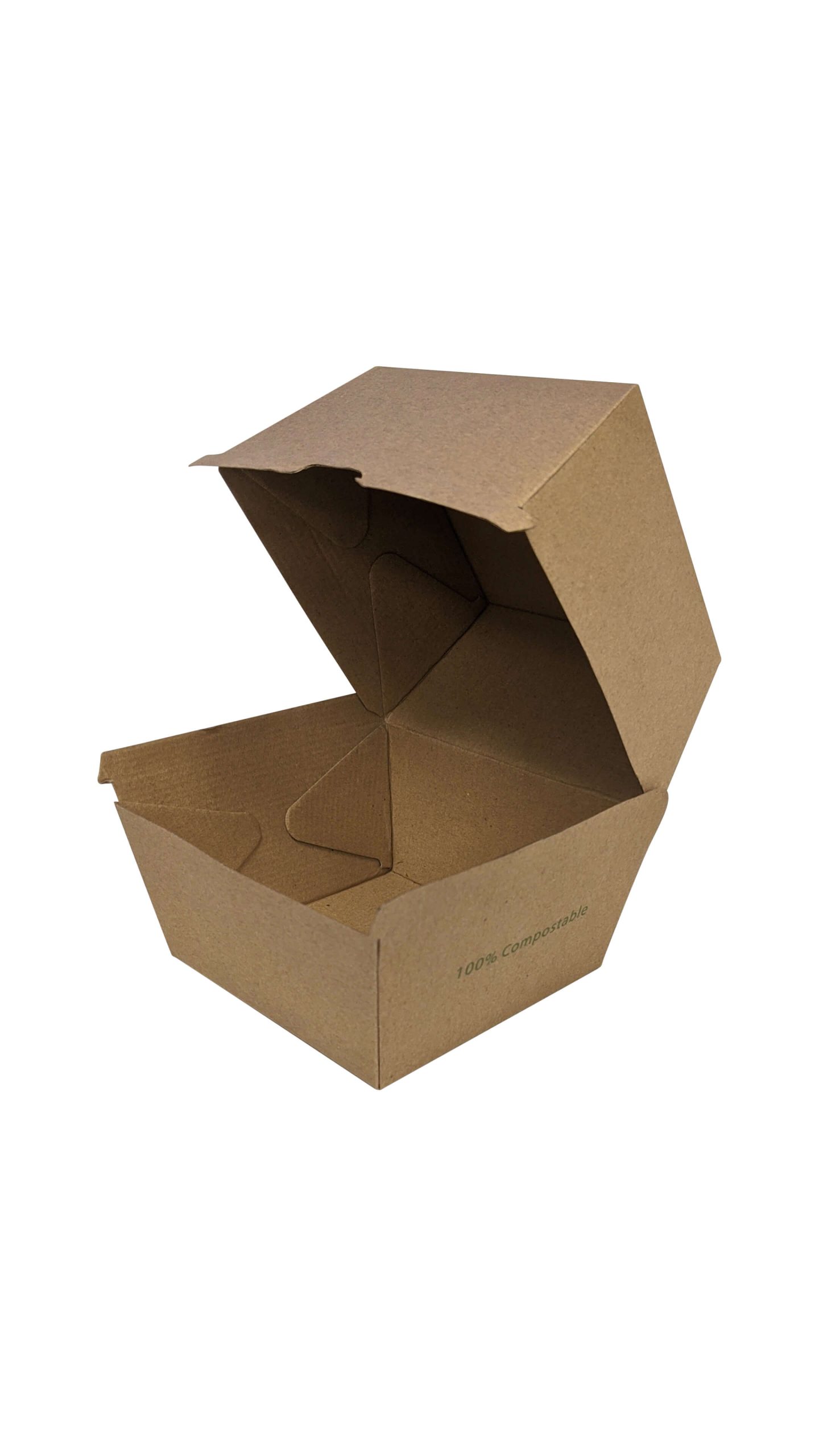 BURGER-BOX-BRNTALL- Tall Burger Box 10x10x12cms