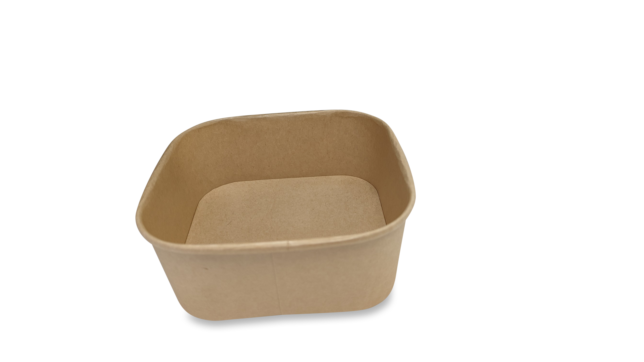 TUB1000SQ-BRN Square Brown  Paper Tub 1000cc(150)